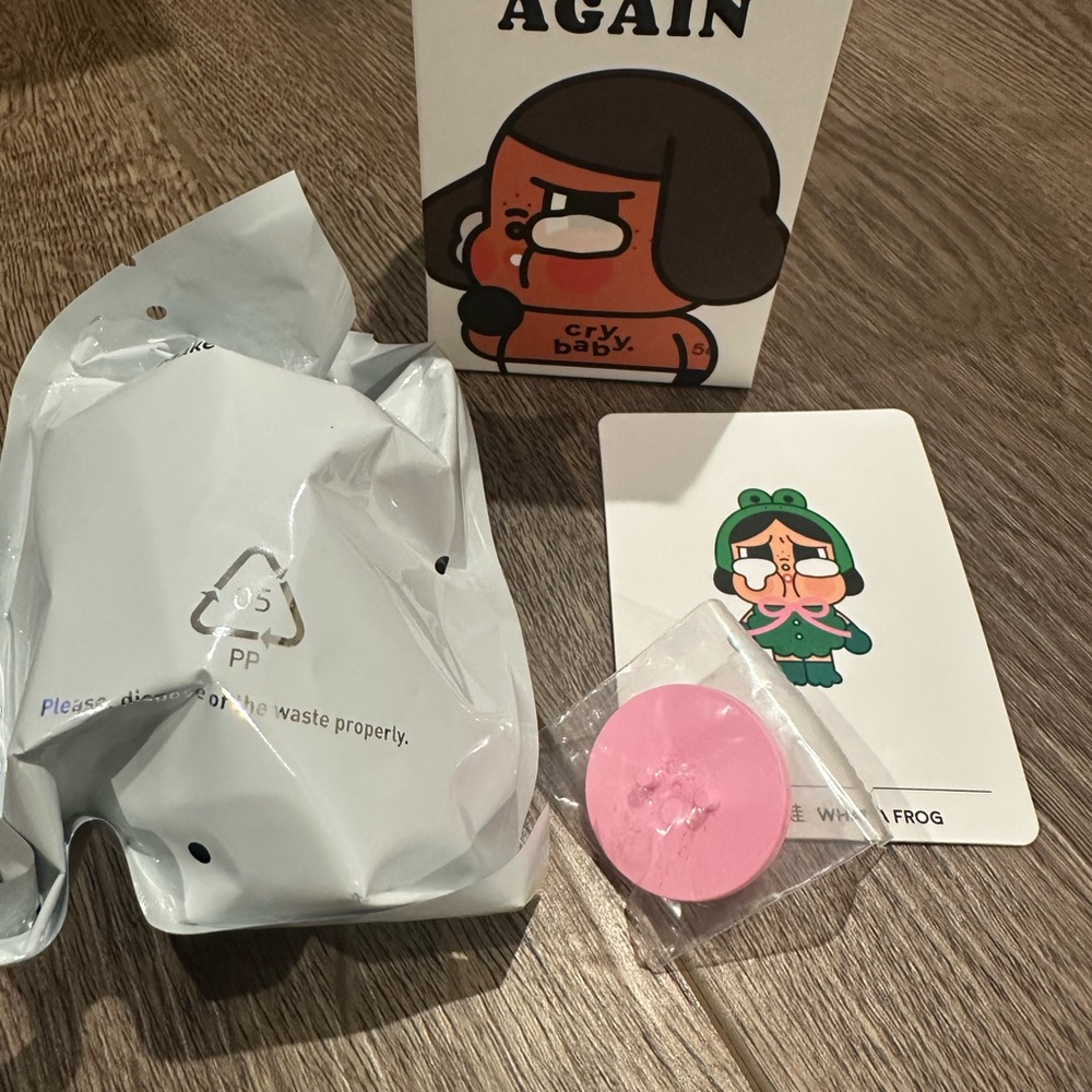 SEALED Official CryBaby Crying Again Vinyl Figure - What A Frog